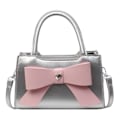 Miniatyrbillede 3 af 10: Sweet Style Bowknot Taske Top-Handle Tasker SORT-ROSA SORT-ROSA