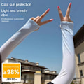 Miniatyrbilde 6 av 10: Gradient Color Arms Sleeves Solbeskyttelsesdeksel 04 04 04