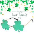 Miniatyrbillede 2 af 10: Irish Shamrock Solbriller St. Patrick's Day CLOVER 1 CLOVER 1 Clover 1