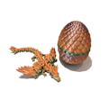 Miniatyrbillede 4 af 10: 3D-printede Drageæg Drage med vinger STYLE 3 STYLE 3 Style 3