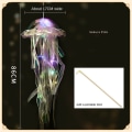 Pikkukuva 2 / 10: Jellyfish Lamp Lantern Flower Lamp KELTAINEN Yellow