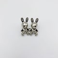 Miniatyrbilde 1 av 10: Stram midjeknapp Justerbar midjeklemme SILVER LARGE Silver Large