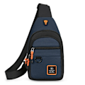 Miniatyrbillede 1 af 10: Brysttaske Messenger Bag BLÅ Blue