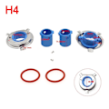 Pikkukuva 4 / 10: 2kpl Auton LED-ajovalon lampun polttimopohja H1 H1 H1