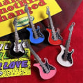 Miniatyrbild 9 av 9: Gitarr Metall Hårnålar Y2k Hårklämma VIT white