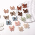 Miniatyrbillede 8 af 10: 2 stk Læder Sommerfugle Hårnåle Sommerfugle Barrettes Hovedbeklædning 9 9 9