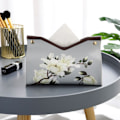 Miniatyrbillede 3 af 9: Tissue Box Floral Paint Tissue Box C C C