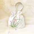 Miniatyrbilde 8 av 10: Brodert blomsterpose med snøring Godterioppbevaringspose 2 2 2