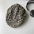 Miniatyrbillede 4 af 9: Leopard Print Kasket Leopard Baret Britisk Peaked Kasket
