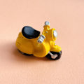 Miniatyrbillede 1 af 10: Dukkehus Miniature Model Resin Motorcykel GUL Yellow