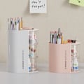 Miniatyrbillede 10 af 10: Powder Puff Opbevaringsboks Kosmetisk Bomuldsopbevaring HVID 2-LAG White 2-layer-2-layer