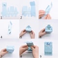 Miniatyrbillede 3 af 10: 12 stk/parti Slikæske Bryllupsfavoritæske F-BLÅ F-BLÅ F-Blue