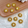Miniatyrbilde 1 av 8: 20 stk/parti Broderi-klistremerke med små blomsterlapper 5 5 5