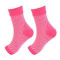 Miniatyrbillede 1 af 10: Neuropati Sokker Soothe Relief Compression Socks L/XLPINK PINK L/XLPink