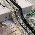 Pikkukuva 5 / 10: 1 Yard Pearl Braid Lace Nauha Pitsiverhoilu C C C