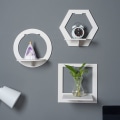 Miniatyrbild 10 av 10: Vägghylla Blomhylla HEXAGON HEXAGON hexagon