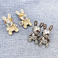 Miniatyrbilde 7 av 10: Stram midjeknapp Justerbar midjeklemme SILVER LARGE Silver Large