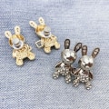 Miniatyrbillede 7 af 10: Stram taljeknap Justerbar taljeclip SILVER LARGE Silver Large