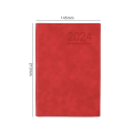 Miniatyrbilde 1 av 10: 2024 Diary Book 2024 Planner Notebook STIL A-RED STIL A-RED Style A-Red