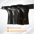 Miniatyrbild 4 av 6: 2st Boot Rack Boot Holder Hängande Boot Organizer Black 2Pcs-2Pcs