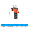 Miniatyrbilde 1 av 10: 1 Stk Fish Tank Filter Vannpumpe 3W 3W 3W