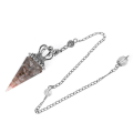 Miniatyrbillede 1 af 10: Reiki Pendulum Pendant Dowsing Pendulum Healing Pendant Spectrolite