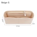 Filt indsats til taske, Beige, S Beige S