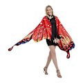 Miniatyrbilde 10 av 10: Butterfly Cape Butterfly Wings sjal 2 2 2