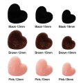 Miniatyrbilde 2 av 10: 10stk Triangle Nose Safety Parts SORT 12MM Black 12mm