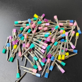 Miniatyrbild 3 av 8: 100ST Tandmaterial Profiprofylaxborste FÄRGERIG Colorful Pointed Head-Pointed Head