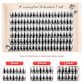 Miniatyrbilde 5 av 10: 6 Rader Individuelle Vipper Myke Tykke MIX8-12MM MIX8-12MM mix8-12mm
