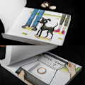 Pikkukuva 9 / 10: Piilota sormus Flipbook Käsin käännetty kirja Flip Book Kit A A A