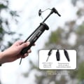 Miniatyrbillede 6 af 10: Cykelluftpumpe Manuel luftpumpe SORT black