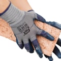 Miniatyrbild 5 av 10: Prägling Arbetshandskar Latex Work Safe Handskar Skyddsvantar