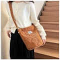 Pikkukuva 10 / 10: Vakosametti Crossbody Laukut Bucket Laukut KHAKI khaki