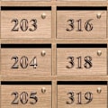 Miniatyrbild 6 av 6: 3D Brevlåda Numbers Digital Signage Number Stickers