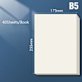 Miniatyrbillede 1 af 10: Blankt udkast til papirberegningspapir B5BANK-40ARK B5Bank-40Sheets