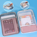 Miniatyrbillede 10 af 10: Mesh lynlås pose taske Transparent fil taske FARVE 4 FARVE 4 Color 4