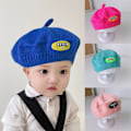 Miniatyrbillede 7 af 10: Baby Baretter Hat Børne Baretter GUL yellow