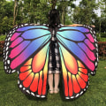 Miniatyrbilde 5 av 10: Butterfly Cape Butterfly Wings sjal 09 09 09