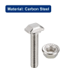 Miniatyrbilde 4 av 5: 20 STK T-spor Drop-in Bolt M5 sekskant flensmuttersett M5x20mm20pcs/Set