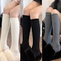 Pikkukuva 3 / 8: Naisten sukat Pitkät sukat TUMMANHARMAA dark grey