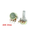 Miniatyrbillede 2 af 4: Potentiometer 20K Ohm 5 STK 5 STK 5pcs