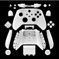Miniatyrbild 1 av 10: Spelkontroller Shell Gamepad Hus Shell VIT white