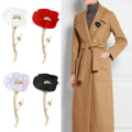 Miniatyrbilde 8 av 10: Brosje Pin Dame Brosje SVART Black