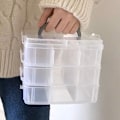 Pikkukuva 10 / 10: Läpinäkyvä korujen organizer case Transparent