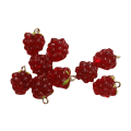 Miniatyrbillede 2 af 6: 1 stk 3D Charms Grape Pendant Frugt Vedhæng PINK 1 STK 1 STK Pink 1Pcs-1Pcs