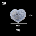 Miniatyrbillede 1 af 10: Negleform silikone stencils 3# 3# 3#