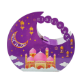 Miniatyrbillede 8 af 10: 4/8 stk. EID Mubarak Gaveæske Slikposer 4PCSSTYLE 3 STYLE 3