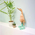 Miniatyrbillede 2 af 7: Plettet gummistøvler Duck Resin And Ornament GUL M Yellow M